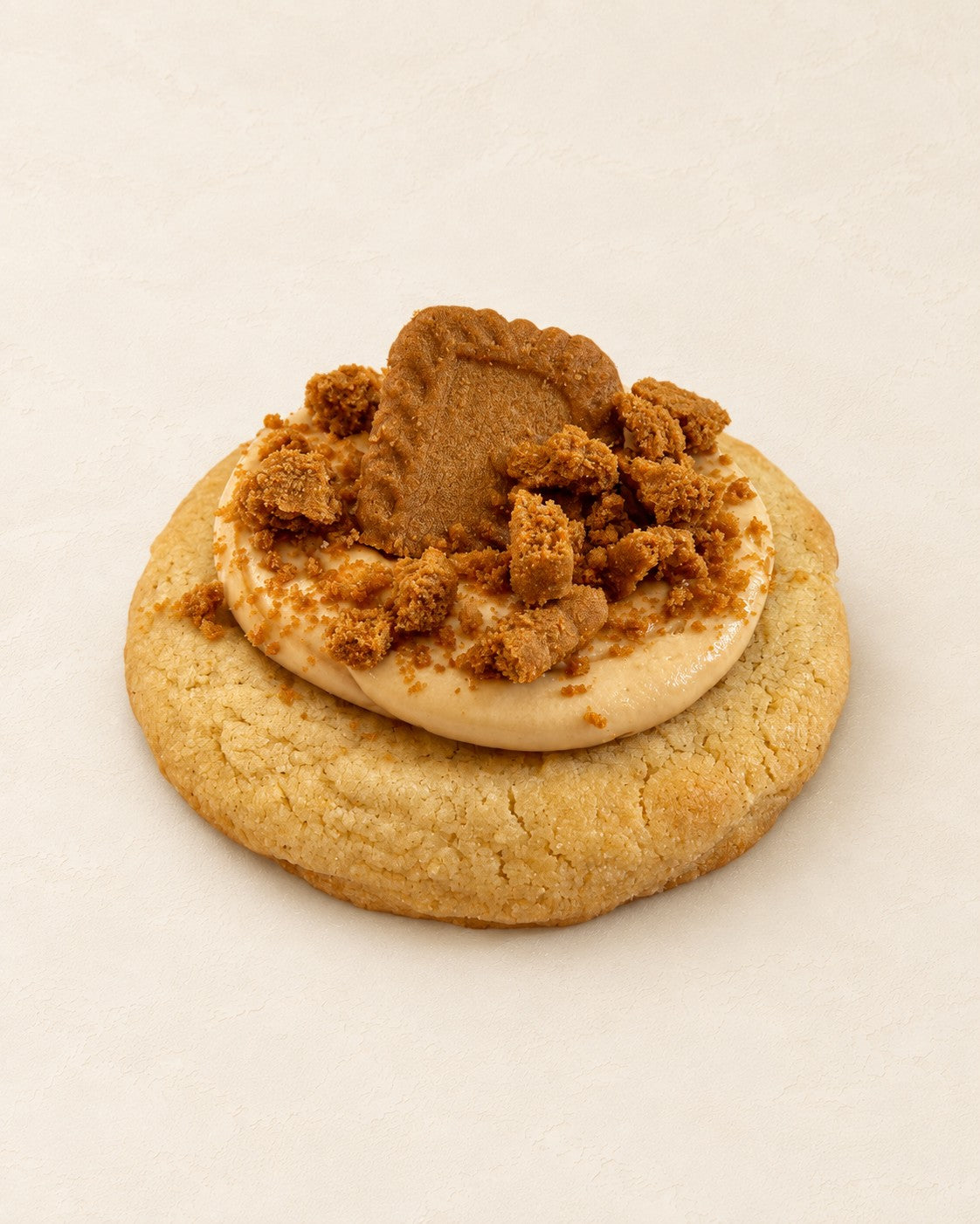 Cookie Lotus - biała czekolada Batida - przekrój