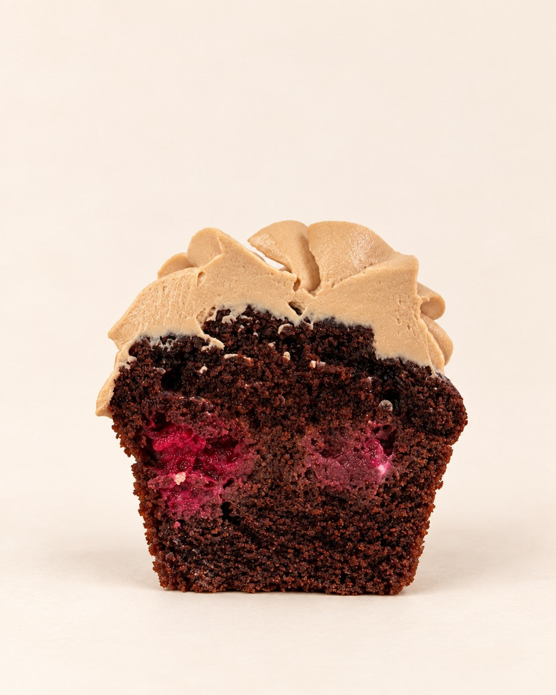 Chocolate - Tahini Muffin by Batida - cross-section