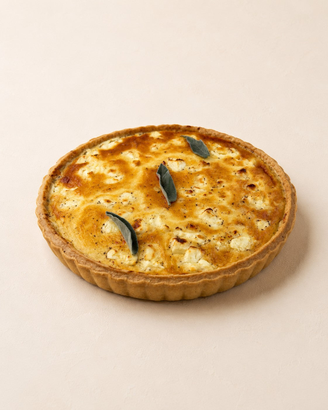 Quiche Getrocknete Tomate - Ricotta - Basilikum von Batida - Querschnitt