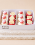 Meringues et choux de Batida - assortiment de 12 petits desserts pour un candy bar