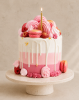 Tropfkuchen von Batida - Torte mit bunter Glasur, die an den Seiten herunterläuft