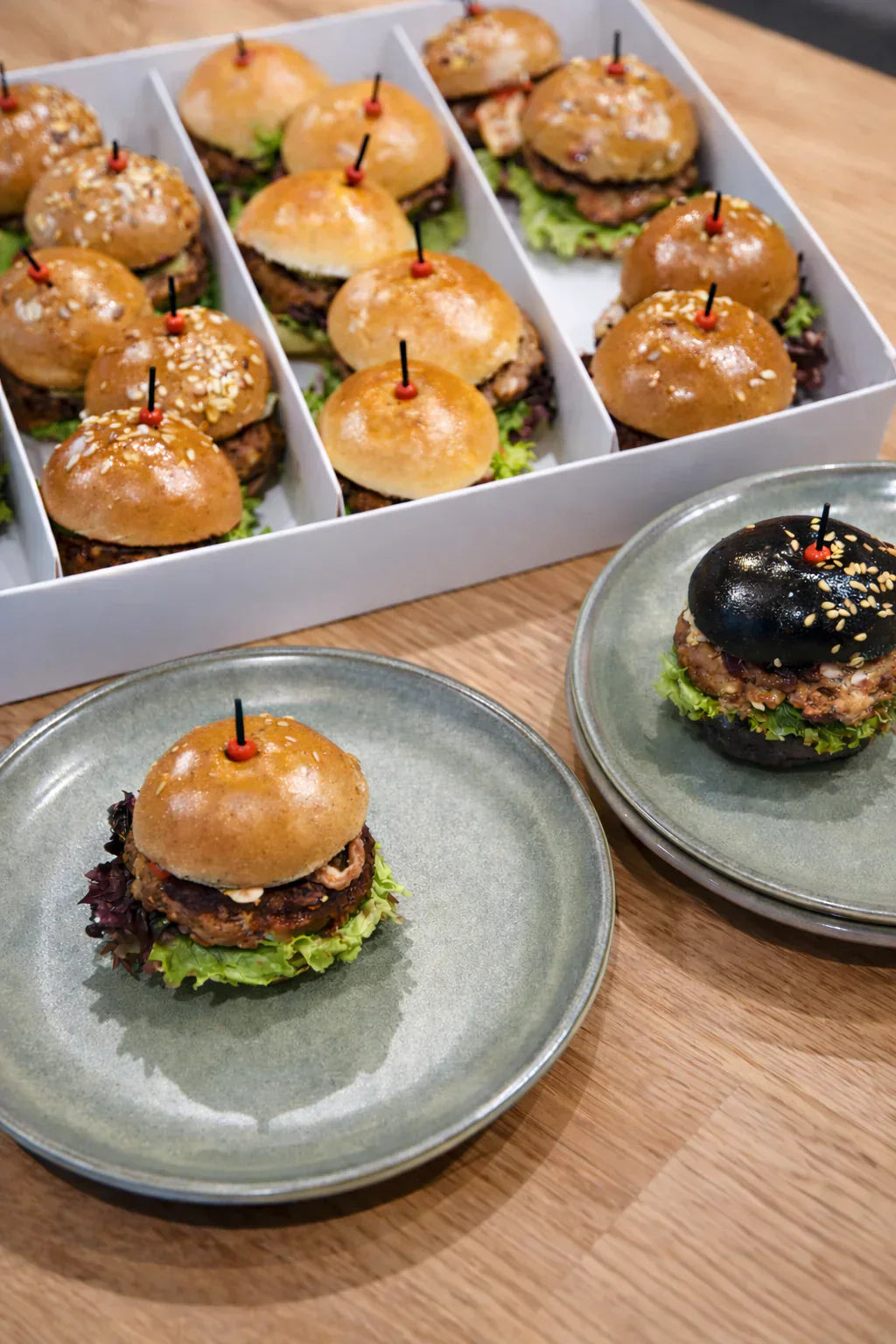 catering na imprezy domowe - burgerki