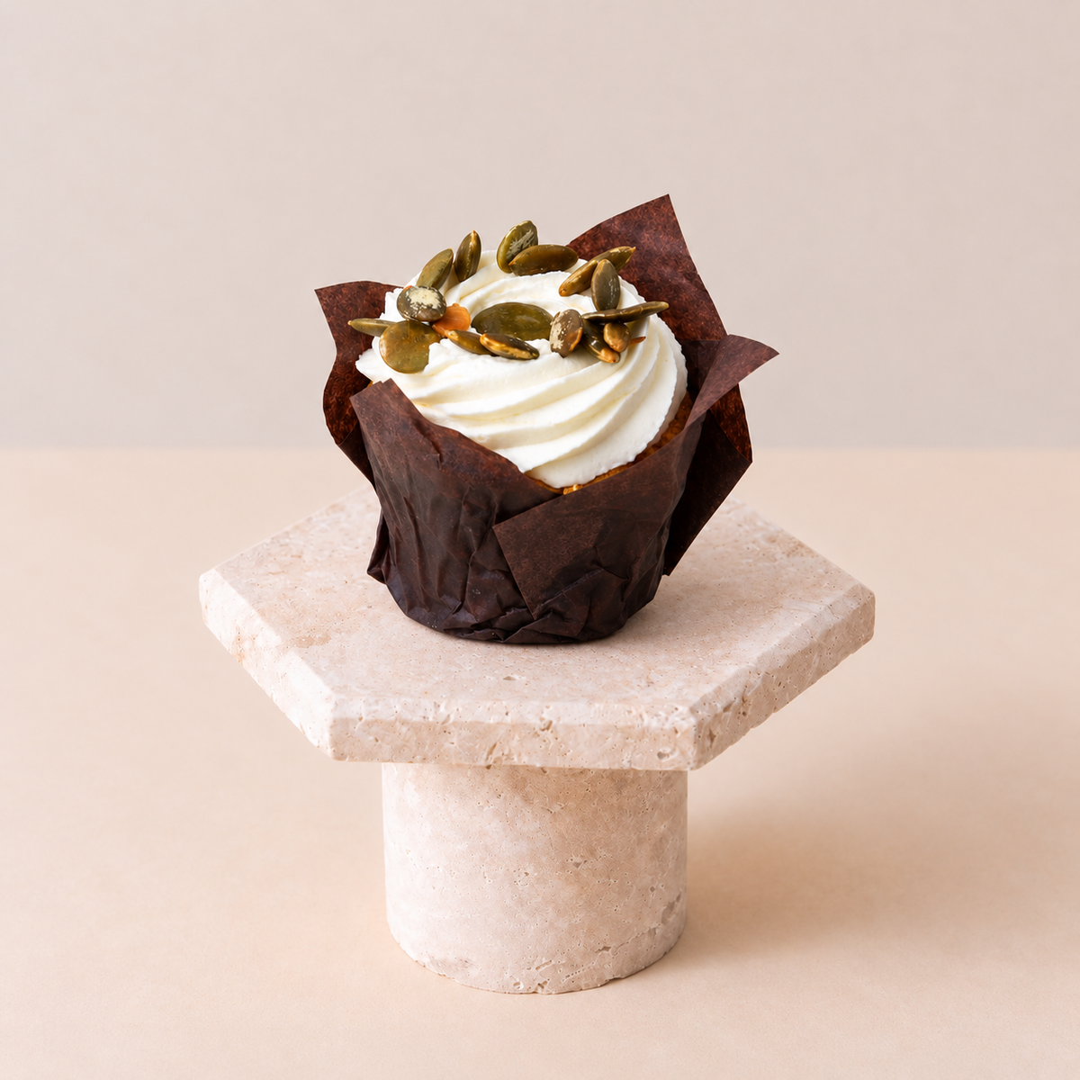 Muffin dyniowy Batida z kremem serowym - jesienny deser do kawy