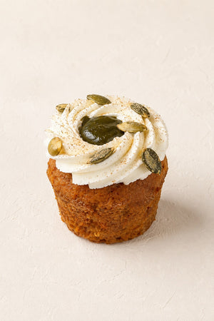 Muffin Marchew z kardamonem Batida - marchewkowa muffinka na brązowym cukrze i maślance, z cynamonem i kardamonem
