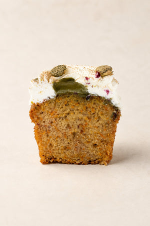 Muffin Marchew z kardamonem Batida - przekrój