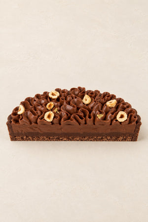 Tarta gianduja Batida - przekrój