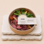 Bowl mit Roastbeef und Wurzelgemüse