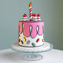 Tort dla dzieci Cartoon od Batida – komiksowy tort cartoon cake w mocnych kolorach