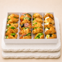 Zestaw wytrawnych croissantów od Batida – 20 mini croissantów: łosoś, pieczona dynia, pasta jajeczna i szynka, catering