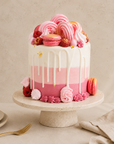 Tropfkuchen von Batida - Torte mit bunter Glasur, die an den Seiten herunterläuft