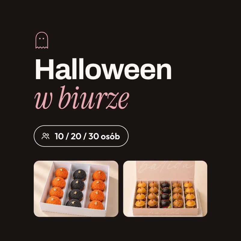 Halloween w biurze - słodko-wytrawny zestaw Batida dla 10, 20 lub 30 osób