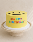 Torte Smile von Batida - gelbe Geburtstagstorte mit Smiley